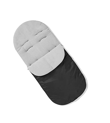 Universal FIT Footmuff “Cosy Toes” for Buggy & Stroller, Gray