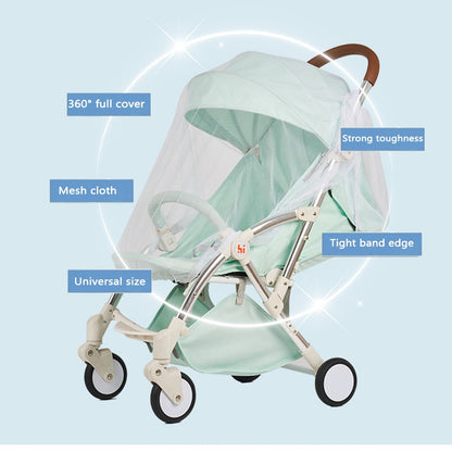 Universal Mosquito Net for Strollers, Buggies & Cribs – Insect Protection