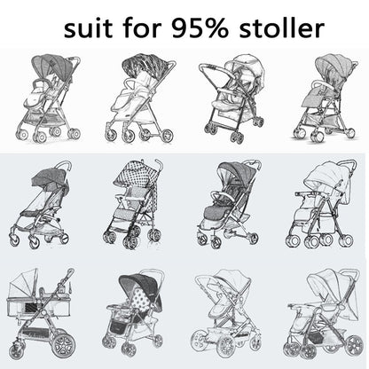 Universal Mosquito Net for Strollers, Buggies & Cribs – Insect Protection