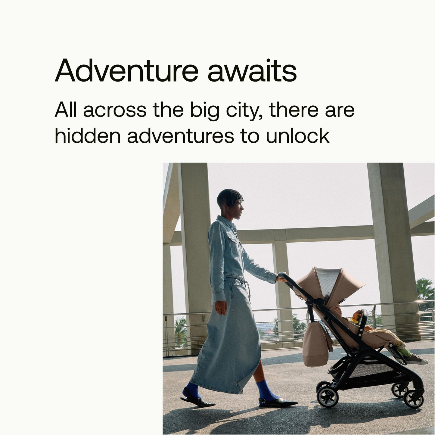 Bugaboo Butterfly Ultra Compact Travel Stroller, Small & Lightweight, Easy 1-Second Fold, Ergonomic and Extra Spacious City Pushchair from Baby to Toddler, Comfortable Steering, Black/Midnight Black