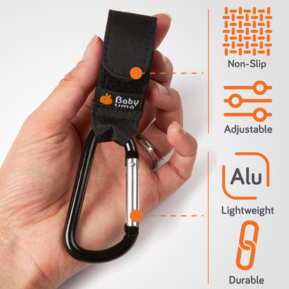Baby Uma Stroller Clips 2022 – Universal, Up to 5 kg, Non-Slip